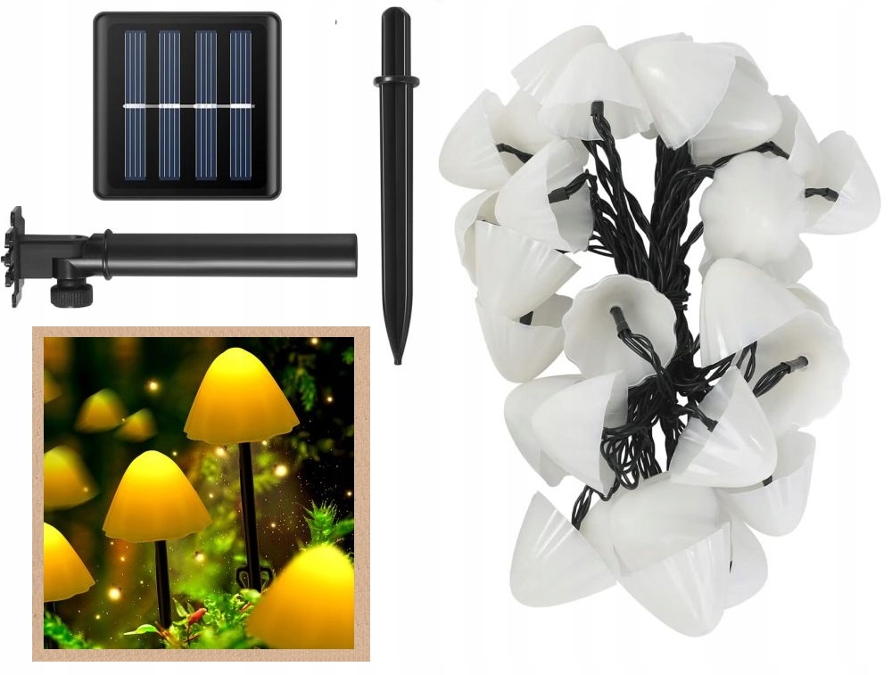 Azaris vstavaná solárna lampa 500 cm 20 ks.